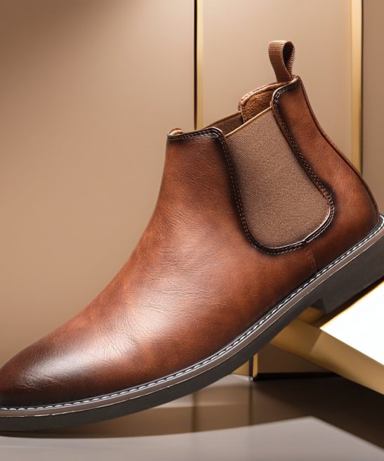 Men's genuine leather non-slip comfortable Chelsea shoes