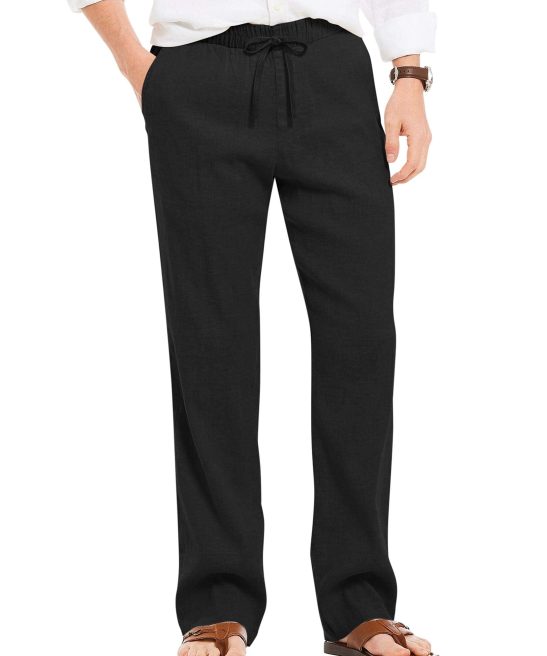 Linen Style Beach Yoga Trousers