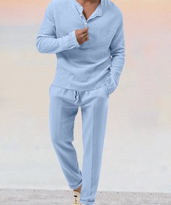 Leisure Bubble Crepe 2-Piece Outfits