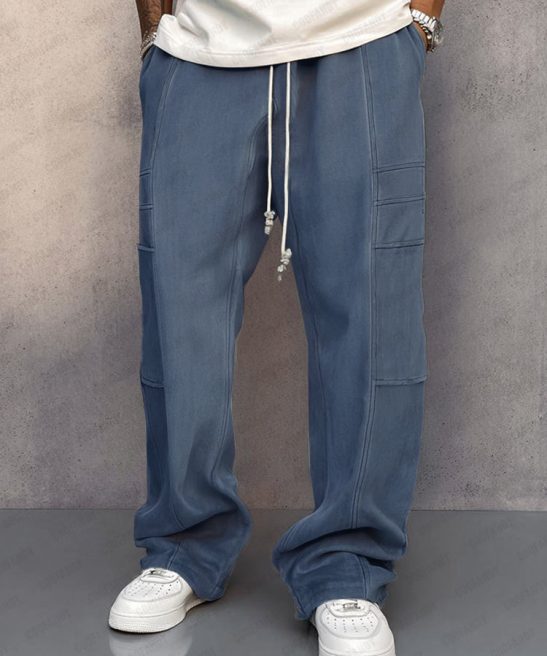 Stylish Comfort Loose Fit Suede Pants