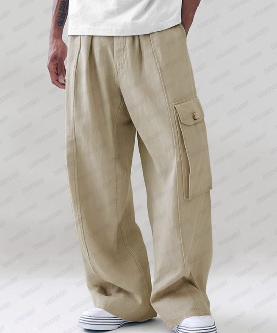 Cargo Loose Fit 100% Cotton Pants