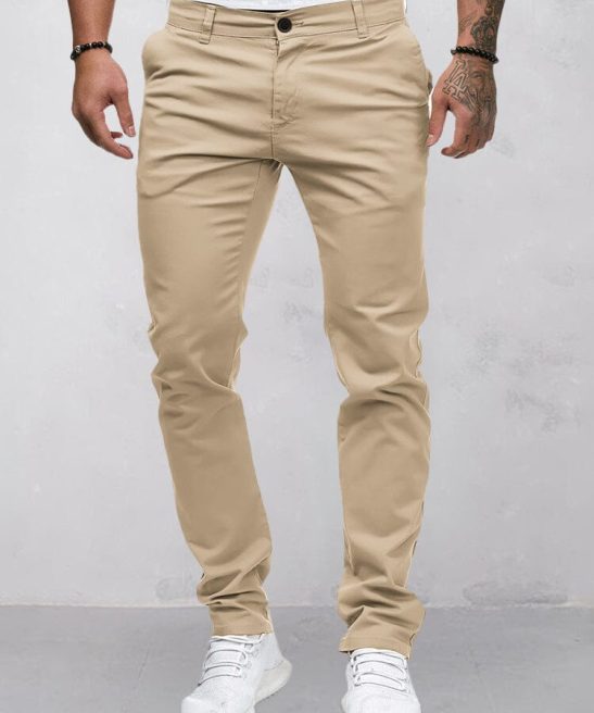 Casual Cozy Solid Pants