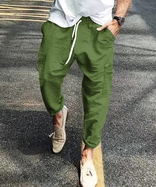 Casual Corduroy Relax Pants
